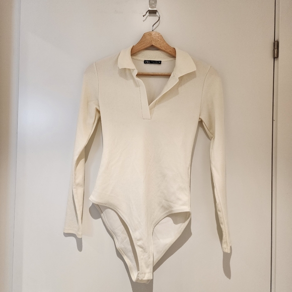 Zara Polo Collar Interlock Bodysuit - Picture 9 of 12